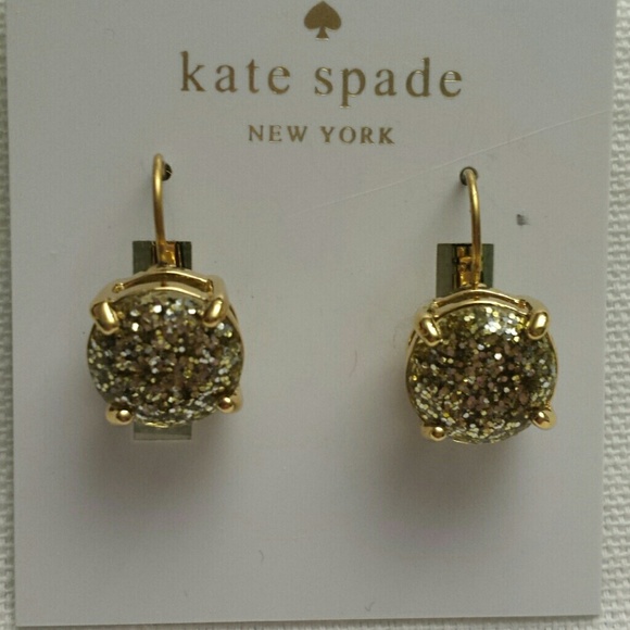 Kate Spade Jewelry - Kate Spade NWT Gold Sparkled Earrings